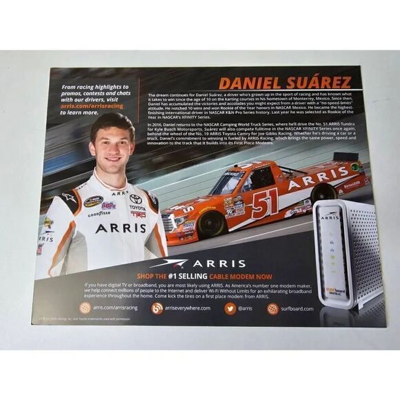 Daniel Suarez Hero Card #51 Truck Series - Picture 3 of 6